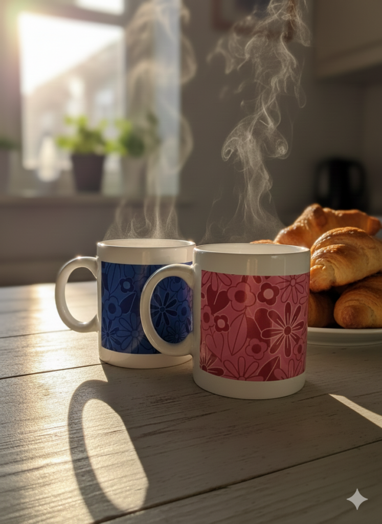 tazas florales tazas florales