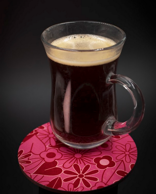 Home posavasos flores rojas